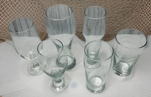Pier 1 Imports Craft Brews Home Bar Professional Glassware Set 6 Piece Assorted - Picture 1 of 2