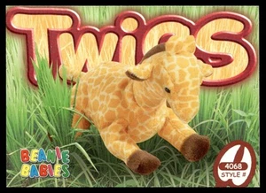 1999 Beanie Babies 2nd Edition Series 4 Twigs the Giraffe  #250 - Picture 1 of 2