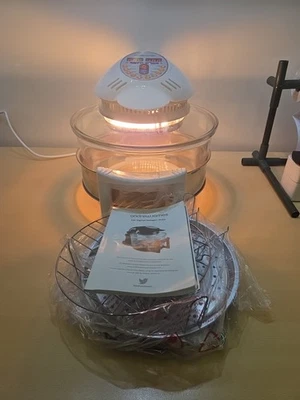 Digital Halogen Backofen Herd Klappdeckel mit Zubehör Ersatzbirne Andrew James - Bild 1 von 4