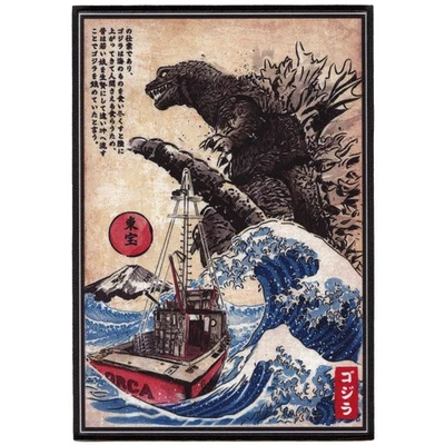 Orca In Japan Jacket Back Patch FotoPatch XL Embroidered Iron-on - Image 1 of 2