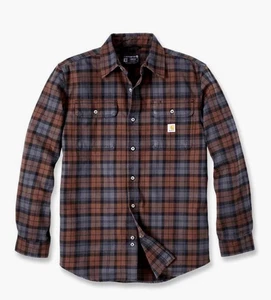 CARHARTT Loose Heavyweight Long Sleeve Flannel Shirt Mens Size 2XL - Picture 1 of 6