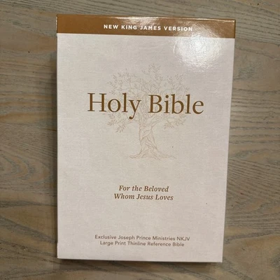 Joseph Prince Ministries NKJV Large Print Thinline Reference Bible Gilded Pgs #B - Image 1 of 4