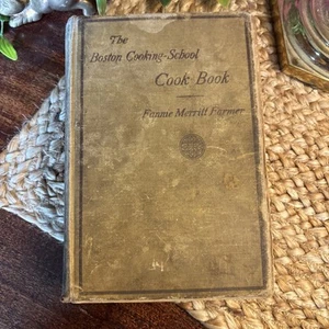 The Boston Cooking-School Cook Book Antique Fannie Merritt Farmer READ - Picture 1 of 6