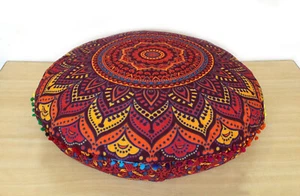 New 32" Round Floor Cushion Cover Decorative Pillow Cover G7 - Picture 1 of 4