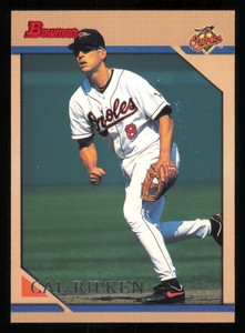 1996 Bowman #1 Cal Ripken Jr. Baseball Card - - Near Mint or Better