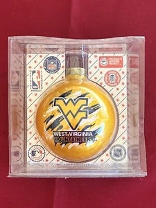 Vintage WV Mountaineers Christmas Ornament Sports Collectors Series Glass Ball - Picture 1 of 4