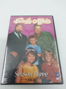 Family Affair Season 3 Three DVD New And Sealed! 5 Disc Set All Regions RARE! - Picture 1 of 2