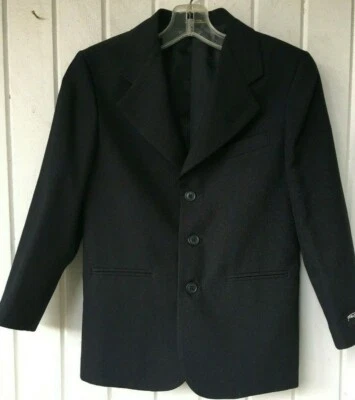  Jaqueta blazer azul marinho regular Fubu masculina tamanho 8 terno vestido esporte casaco - Imagem 1 de 2