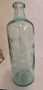 MOXIE NERVE FOOD bottle. Lowell Mass. Donut top. 1880's - Picture 1 of 8