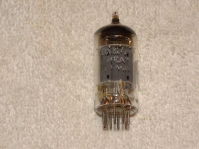 1 x 12AU7/ECC82 Mullard/Heath Tube*Muy fuerte*Goal Post O Getter*RARO*Leer*1958 Foto 1 de 4