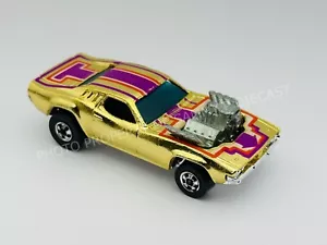 Hot Wheels Blackwall RODGER DODGER Gold Chrome Hong Kong Very Nice !!! - Picture 1 of 5