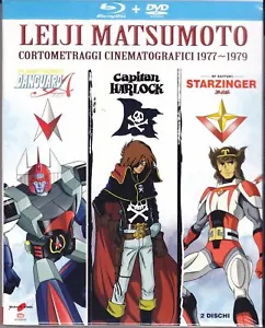 Blu-ray + Dvd CORTOMETRAGGI DANGUARD HARLOCK STARZINGER di LEIJI MATSUMOTO nuovo - Foto 1 di 3