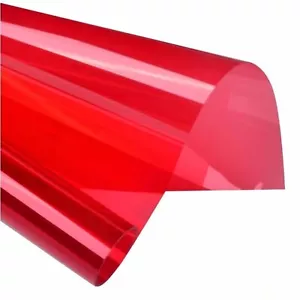 Red Cellophane Wrap 16" x 100' 3Mil Flower Wrapping Paper Floral Wrap Paper f... - Picture 1 of 7