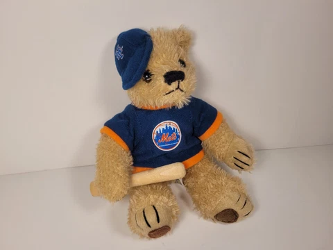 New York Mets Teddy Bear with Wooden Bat and Mets T-shirt, 2004 Cover