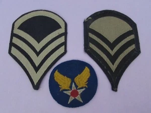 3 VINTAGE 1954 Army military patches - 2 have never been used - Picture 1 of 5