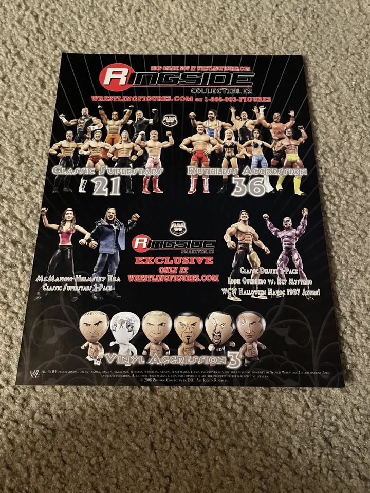 WWE Ringside 2008 clásico de lujo Eddie Guerrero Rey Misterio Halloween estragos Foto 1 de 1