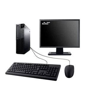 PC Lenovo M71e SFF Bildschirm 22 " Intel I5-2400 RAM 8Go SSD 240Go W10 Wifi - Bild 1 von 7