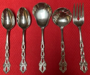Set of 5 CHANDELIER Servers by Oneida Community Stainless, Nice Cond. - Picture 1 of 4
