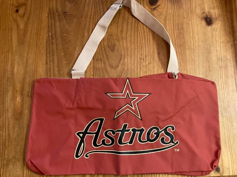Houston Astros/Kroger MLB Baseball Team Sports Travel Duffel Gym Bag-Never Used Cover