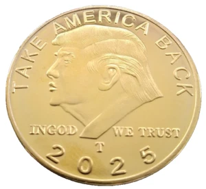 Donald Trump US President Commemorative Coin Medal - Picture 1 of 4