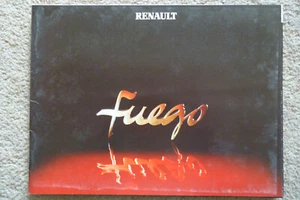 Renault Fuego TL TS GTS Auto TX GTX folleto de ventas mercado del Reino Unido - Imagen 1 de 1