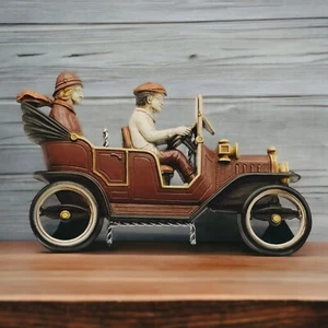 Targa da parete in plastica vintage HOMCO marrone 3D vecchia auto classica modello T #7359 USA 1975 - Foto 1 di 8