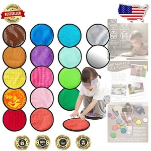 Interactive Tactile Wall Panel & Floor Tiles - 16 Colors for Sensory Development - Picture 1 of 9