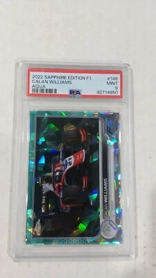 CALAN WILLIAMS 2022 TOPPS CHROME F2 SAPPHIRE AQUA #146 MINT 11/99 PSA 9 - Image 1 of 2