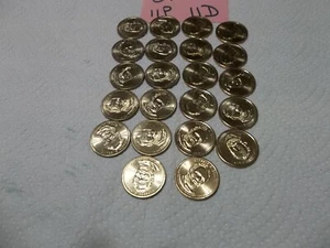 (22) P & D Ulysses S. Grant Presidential Golden Dollar Uncirculated   Coins - Picture 1 of 3