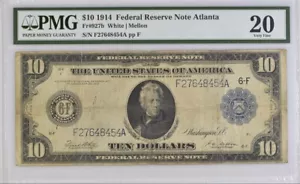 1914 $20 Twenty Dollar Federal Reserve Note - Atlanta GA - PMG VF20 - Picture 1 of 2