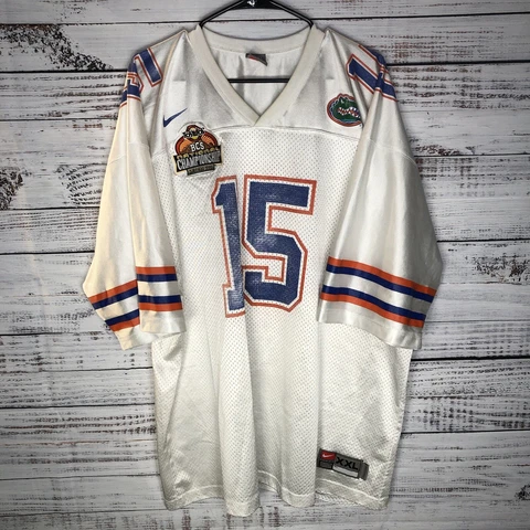 Vintage 2007 BCS National Championship Nike Florida Gators Tim Tebow Jersey 2XL Cover