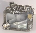 Fetco Silver Animal Baby Frame With Charm Accent 5" x 3.5”