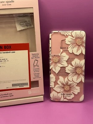 Kate Spade Protective Hardshell Case for Galaxy S21 FE 5G - HollyHock Floral - Image 1 of 4