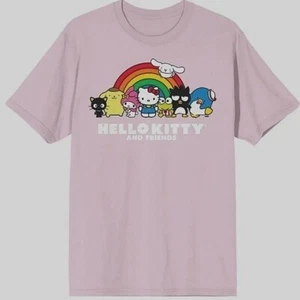 NWT Pink Hello Kitty and Friends Graphics T-Shirt Large - Picture 1 of 8