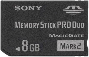 Sony Memory Stick PRO Duo 8GB 4GB 2GB 1GB MS Card for PSP, Camera Genuine Used - Picture 1 of 10