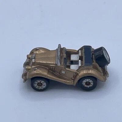 Vintage Micro Machines Sun Color 1950's MG TF Gold 1 1/4" Sports Car Galoob 1987 - Image 1 of 4