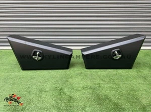1 Pair Black Aluminium Under Tray ToolBox 750mm Underbody Ute Truck Storage Box - Picture 1 of 13
