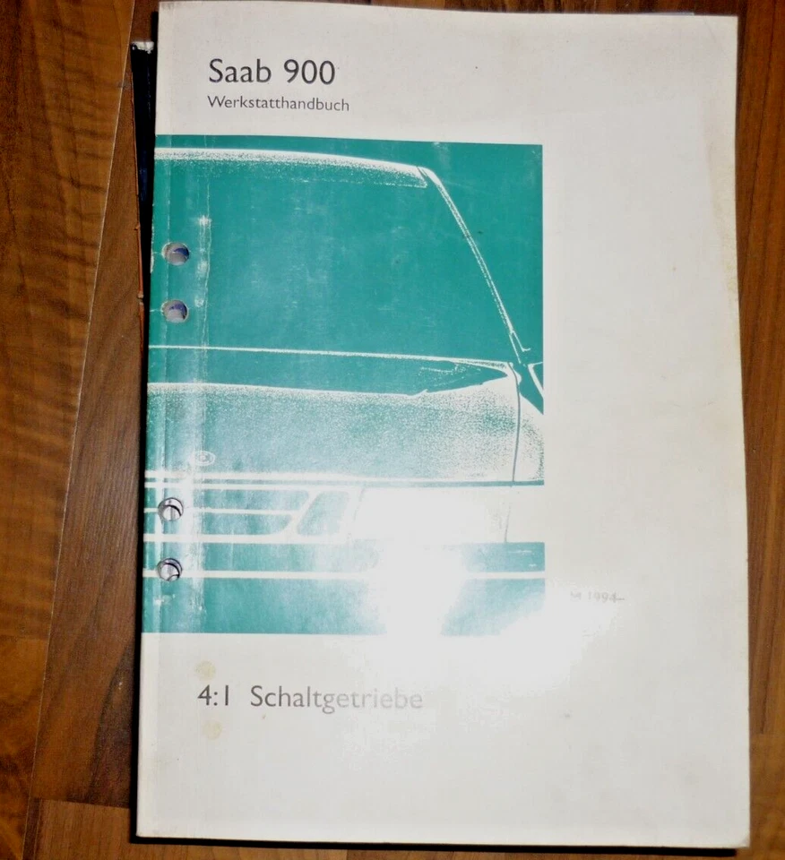 Manual de taller Saab 900 caja de cambios manual M 1994- - Imagen 1 de 1