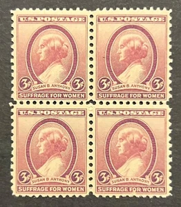 Scott # 784 - US Block Of 4 - Susan B. Anthony - MNH -1936 - Lot 12 - Picture 1 of 2