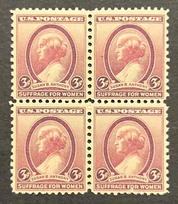 Scott # 784 - US Block Of 4 - Susan B. Anthony - MNH -1936 - Lot 12 - Image 1 of 2