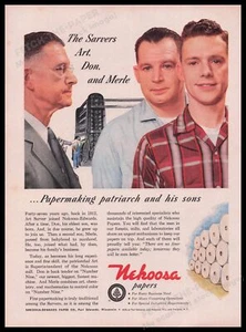 Nekoosa Edwards Paper Co. 1950s Print Advertisement Ad 1959 Paper Manufacturing - Picture 1 of 1