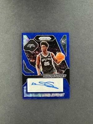 Sidy Cissoko 2023-24 Panini Prizm Rookie Signatures Blue /49 RC #RSI-CIS - Image 1 of 2