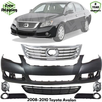 Front Bumper Cover Fascia & Grille Assembly Kit For 2008-2010 Toyota Avalon Foto 1 de 4