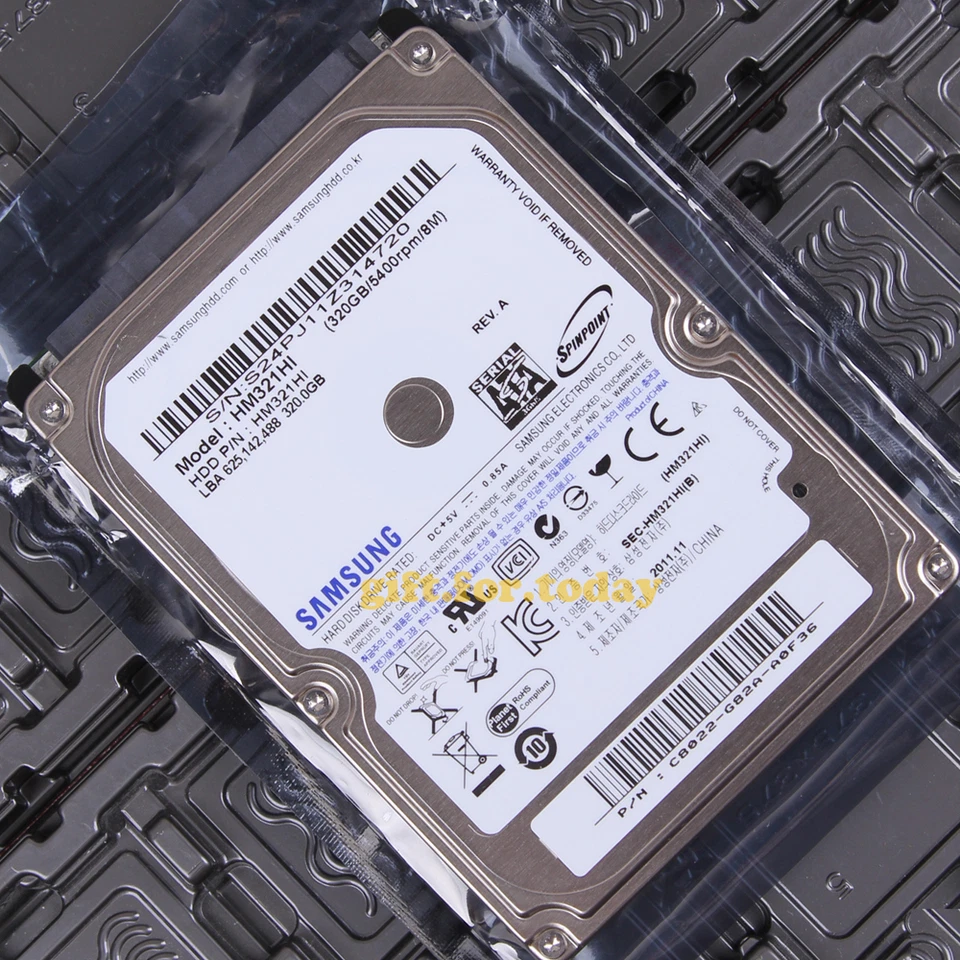 For SAMSUNG 320 GB 5400 RPM SATA 2.5" (HM321HI) Internal Hard Drive HDD - Image 1 of 1