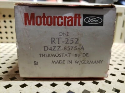 TERMOSTATO FORD D4ZZ-8575-A 74-78 MOTOR MUSTANG II/PINTO V6 188⁰ RT-252 NUEVO DE STOCK Foto 1 de 4