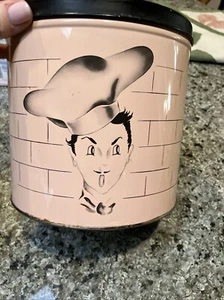 MCM Tin Canister Set black and Pink  4 piece set - Picture 1 of 11