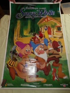 Póster de la película Walt Disney Blancanieves y siete enanitos 1987 50 aniversario - Imagen 1 de 5