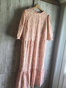 SIMPLY BE Pretty FLORAL Midi Maxi DRESS Size 20 - Picture 1 of 3