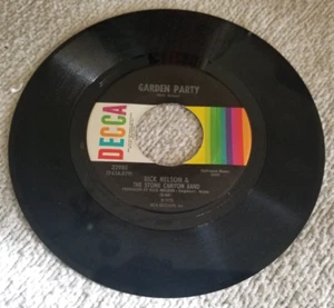Rick Nelson And The Stone Canyon Band–Garden Party Decca–32980 Stereo 45 1972 - Picture 1 of 4