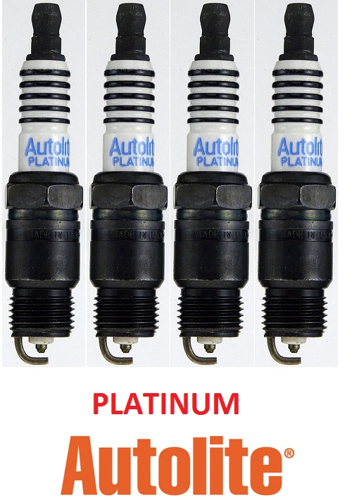AUTOLITE PLATINUM Spark Plugs Ford Escort Ford EXP Mercury Lynx 1.9L 116 - Image 1 of 1